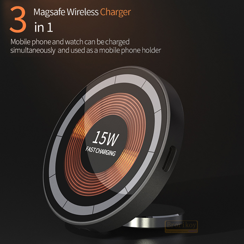 2 in 1 Desktop 15W Magnetic Wi - Smartwatch X12 recension och pris