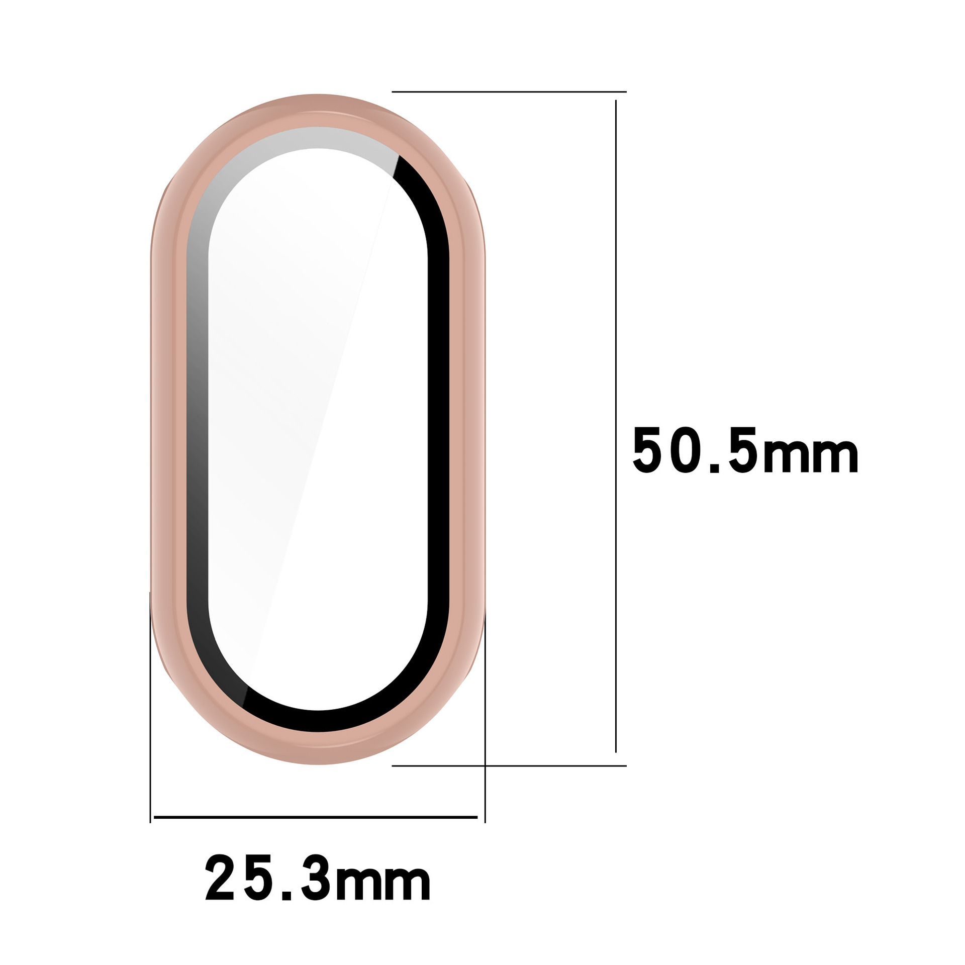 Tempered Glass+PC Case For Xia - Smartwatch Watch Accessories For Women recension och pris
