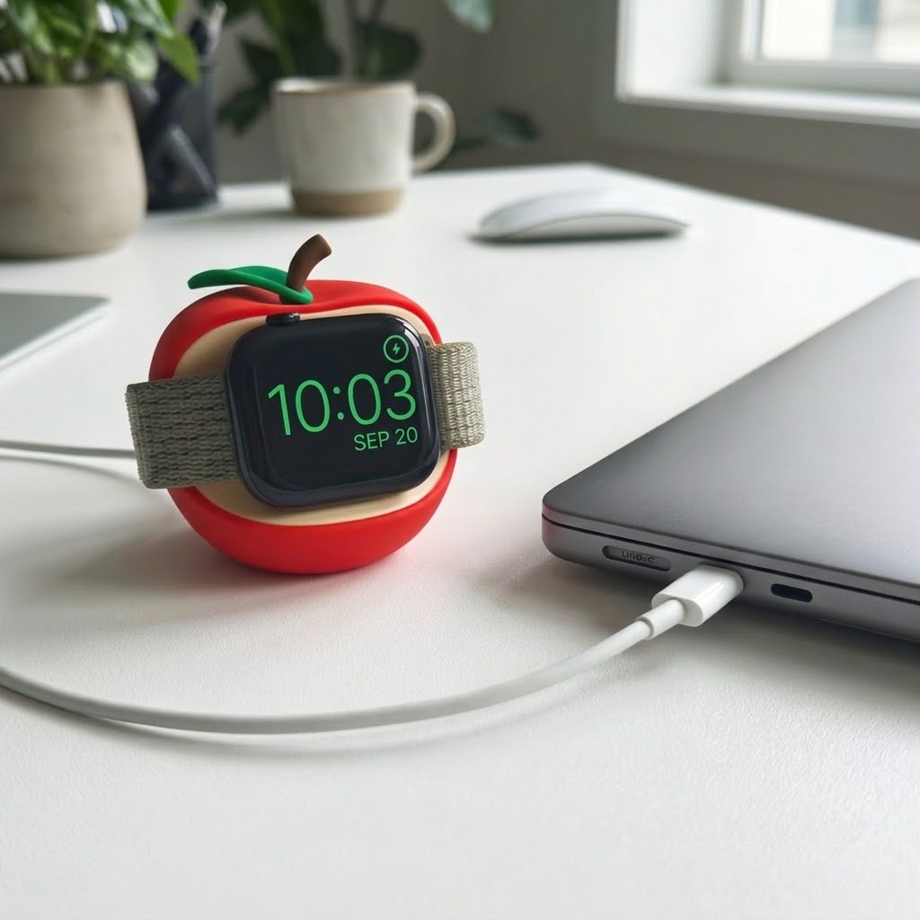 Silicone Watch Charger Stand F - Watch Charging Dock recension och pris