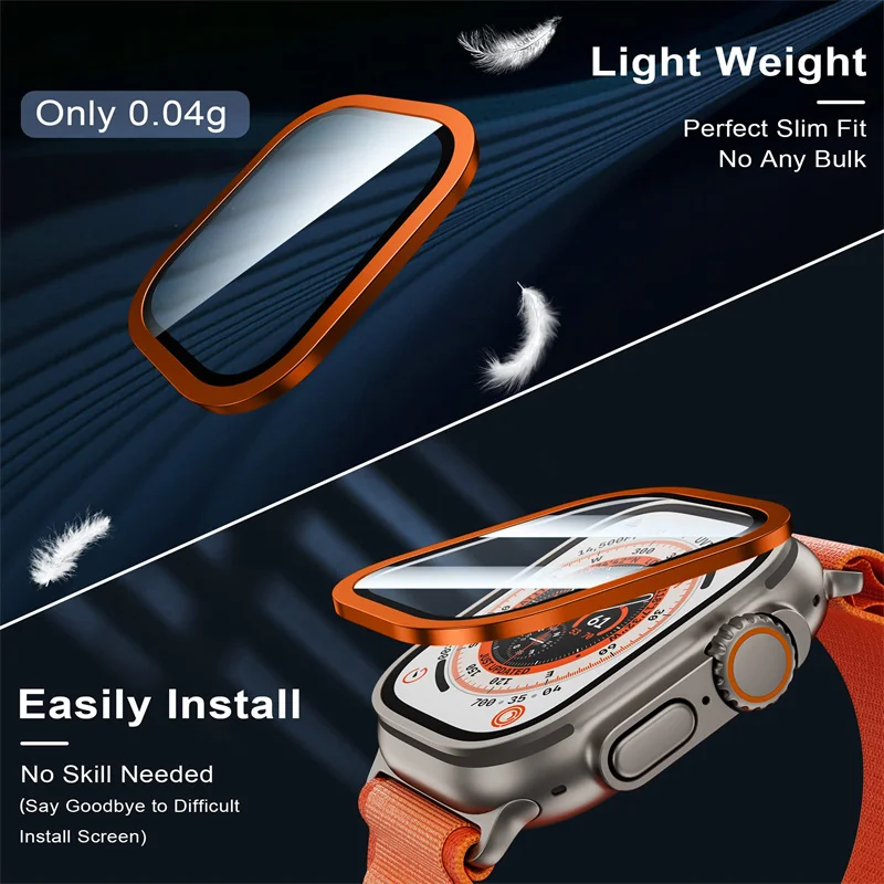 Tempered Glass for Apple Watch - Smartwatch Case recension och pris