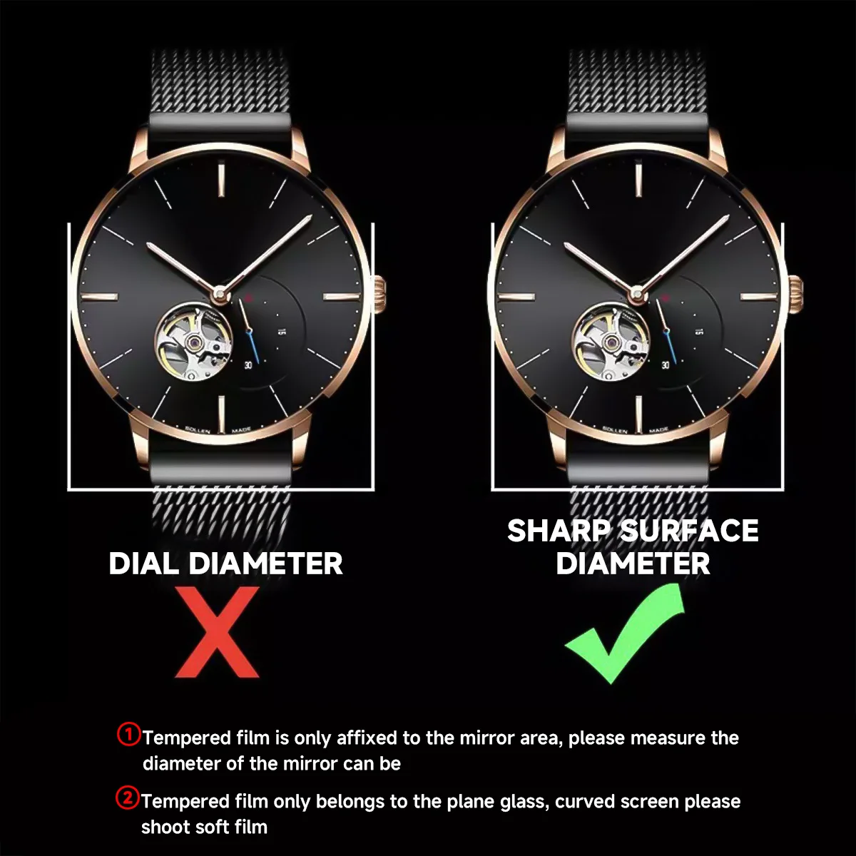 26-46mm Universal Tempered Gla - Smartwatch Universal recension och pris
