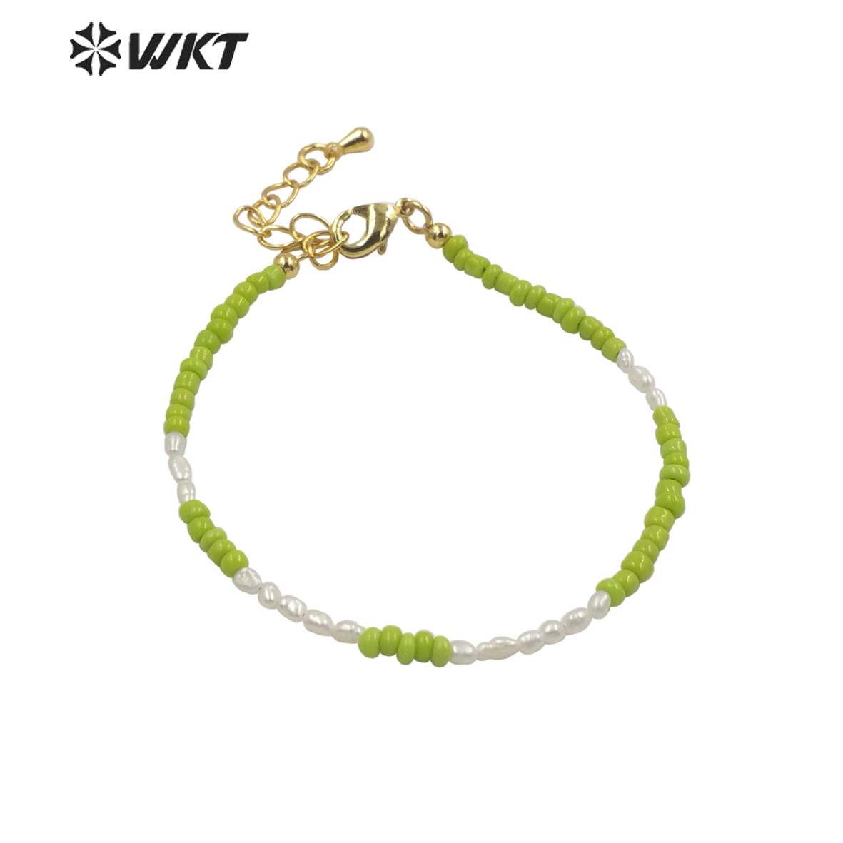 WT-MPB079 Women Elegant Tiny 2 - Ceramic Link Bracelet recension och pris