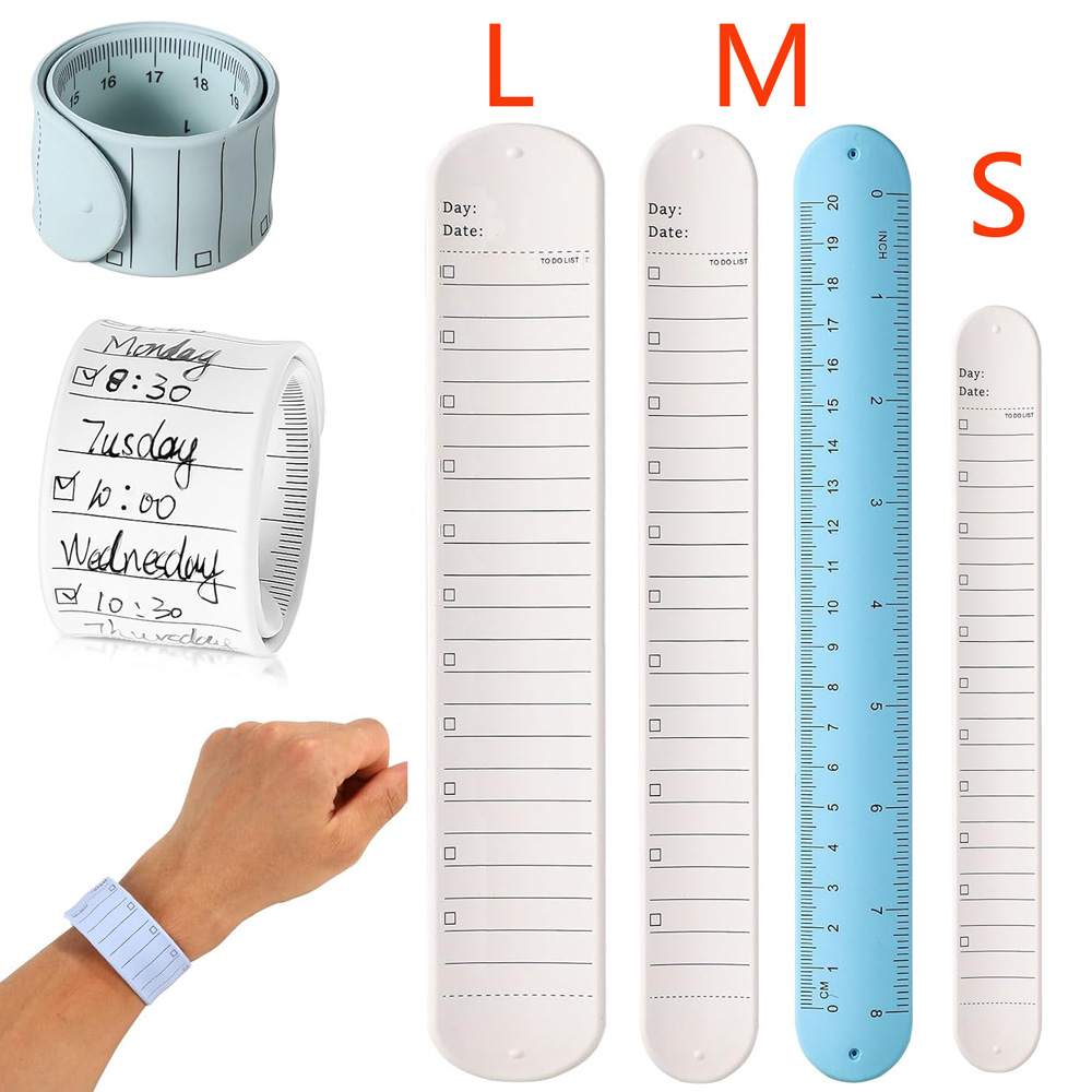 Silicone Wrist Notepad Slap Br - Silicone Band Replacement recension och pris