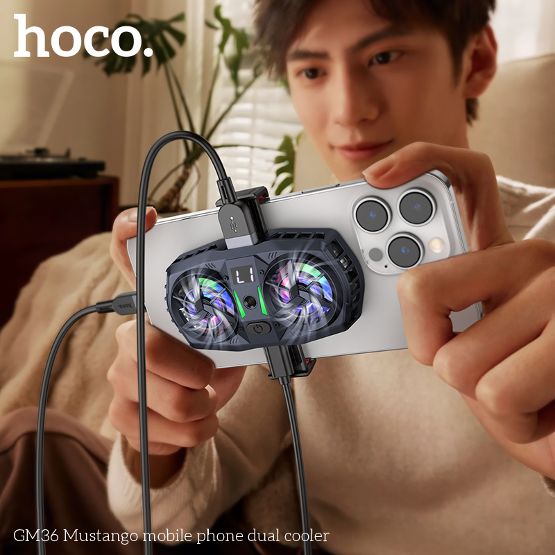 HOCO GM36 Dual Fan For Phone I - Smartwatch Universal recension och pris