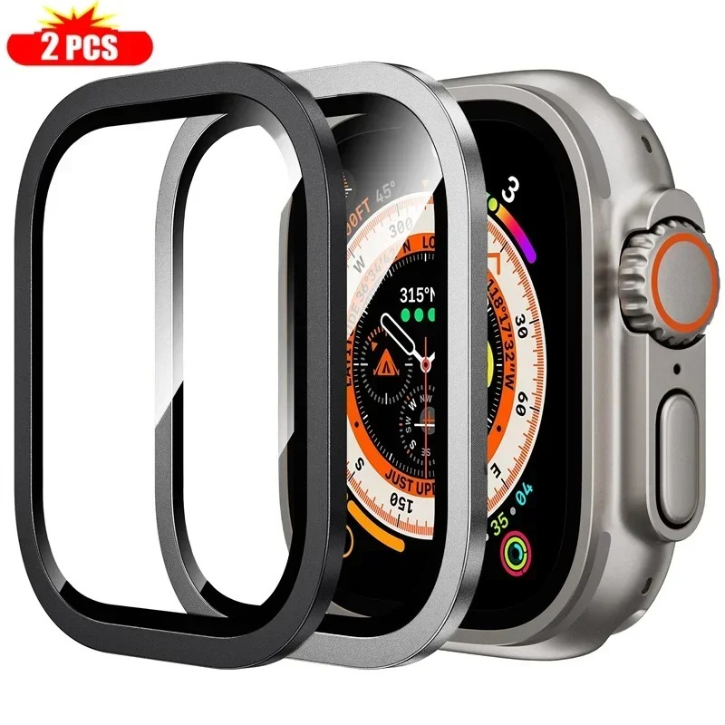 2PCS Tempered Glass for Apple  - Smartwatch Case recension och pris