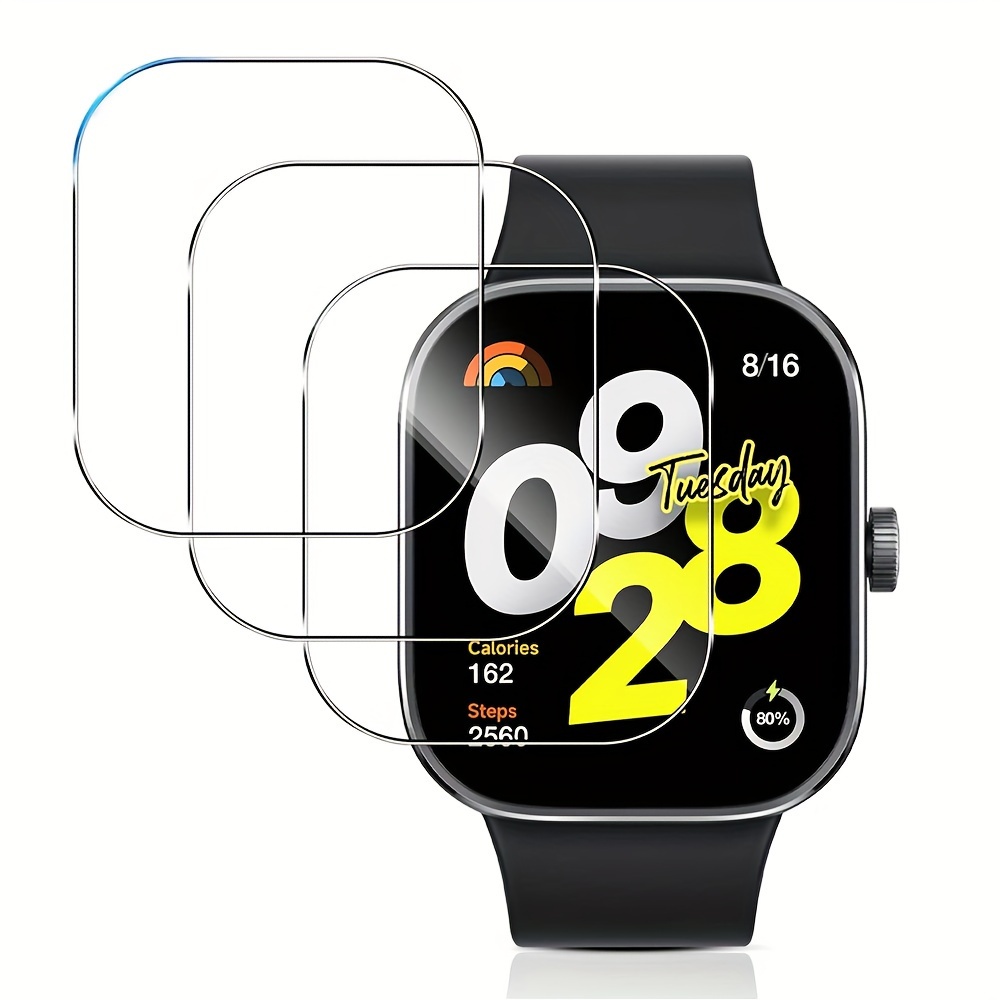 3-5Pcs Premium Tempered Glass  - Smartwatch Universal recension och pris