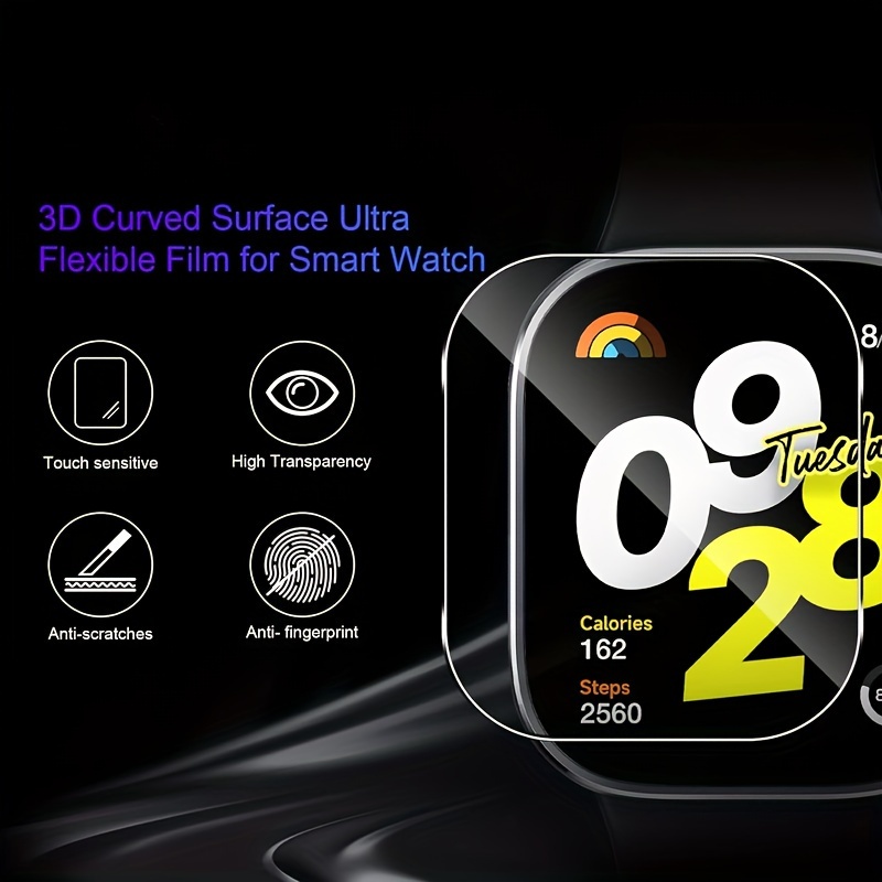 3-5Pcs Premium Tempered Glass  - Smartwatch Universal recension och pris