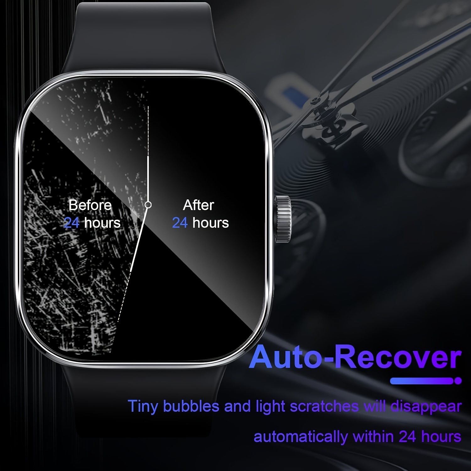 3-5Pcs Premium Tempered Glass  - Smartwatch Universal recension och pris
