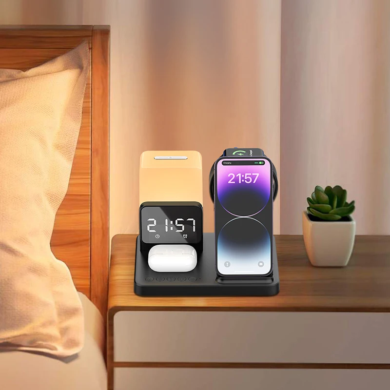 6 in 1 Wireless Charger Stand  - Smartwatch X12 recension och pris