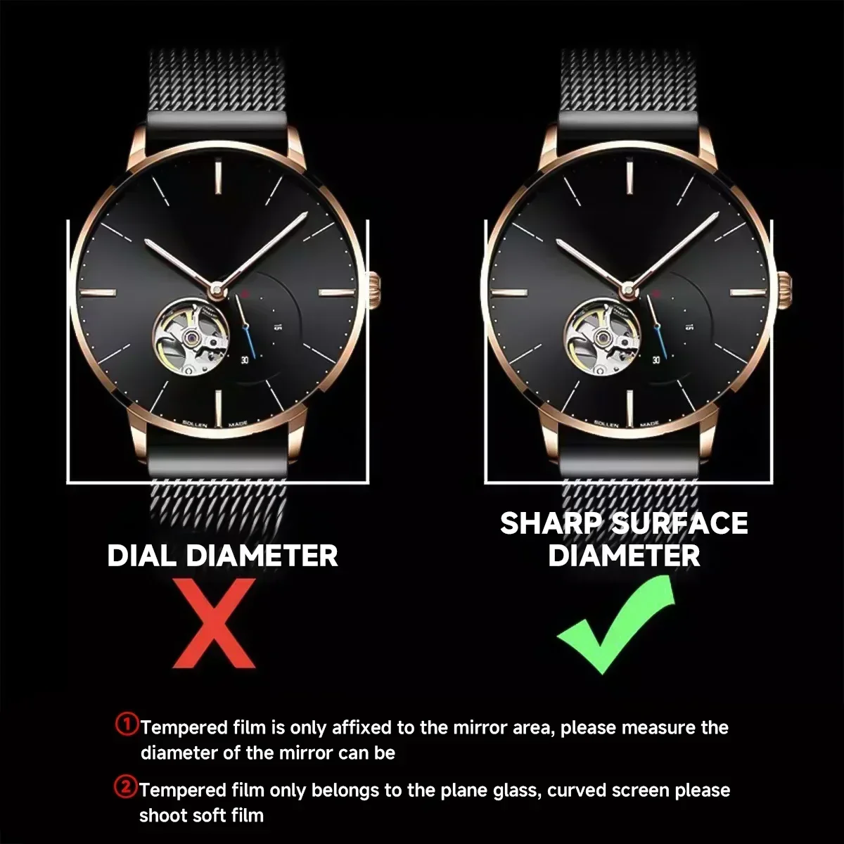 26-46mm Universal Tempered Gla - Smartwatch Universal recension och pris
