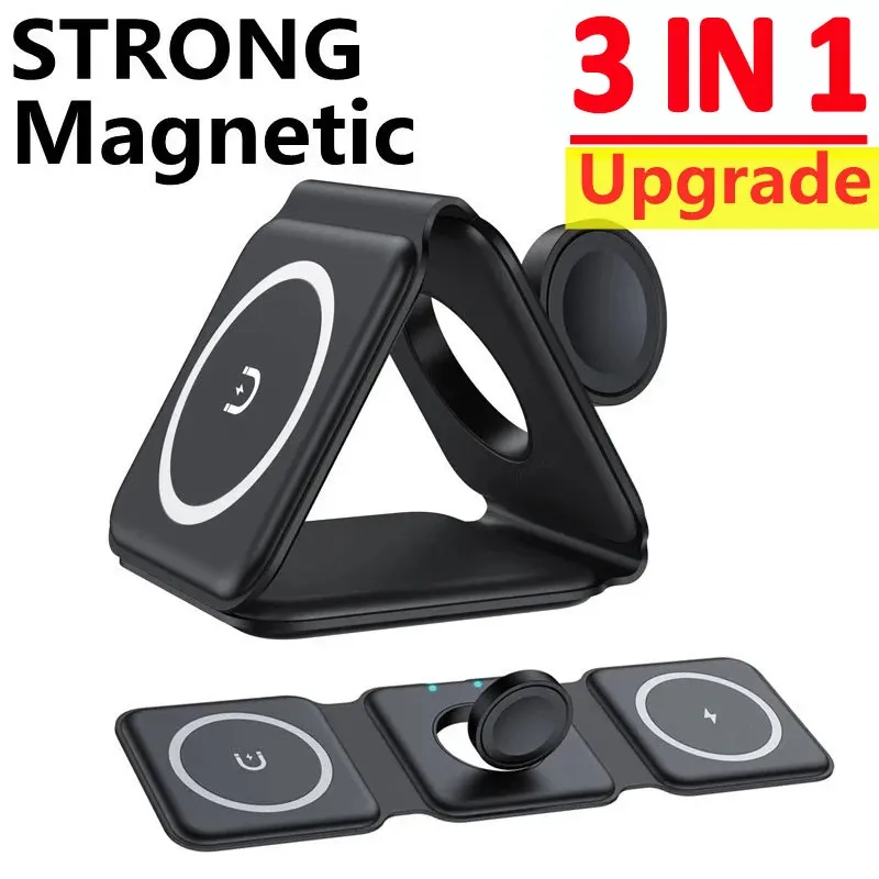 New 3in1 Foldable Wireless Cha - Smartwatch X12 recension och pris