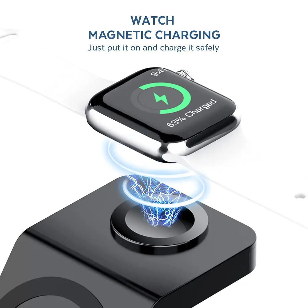 3 In 1 Wireless Charger Stand  - Wireless Charger Watch recension och pris