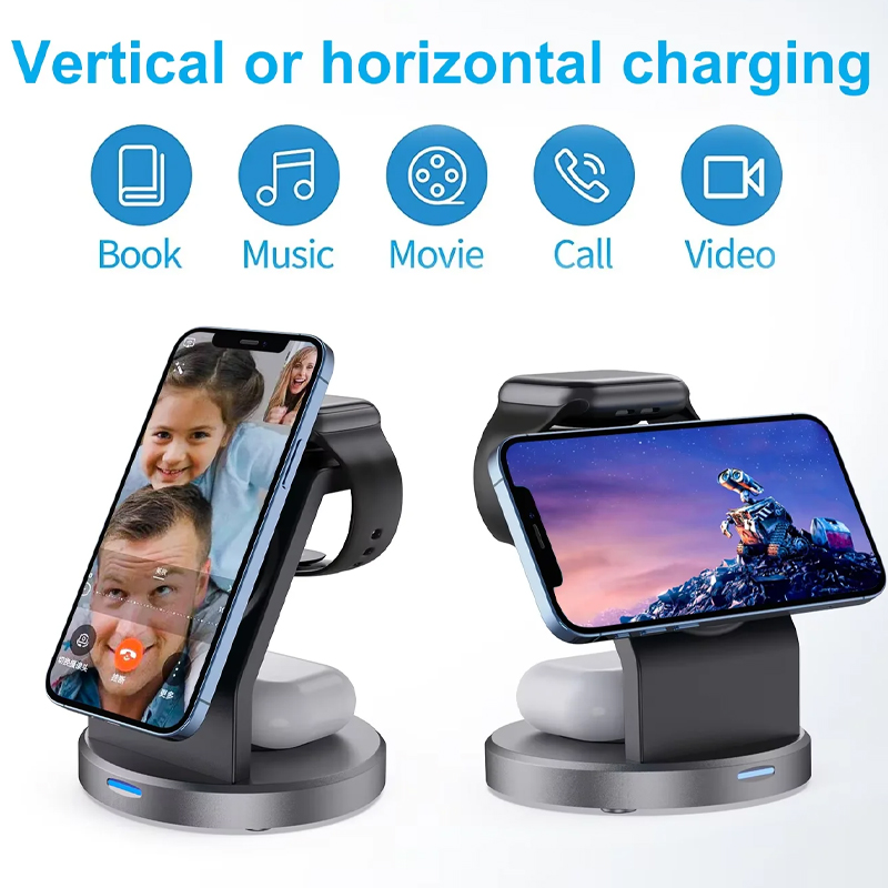 3 In 1 Wireless Charger Stand  - Wireless Charger Watch recension och pris