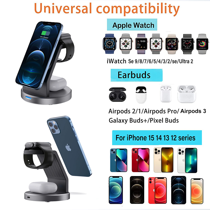 3 In 1 Wireless Charger Stand  - Wireless Charger Watch recension och pris