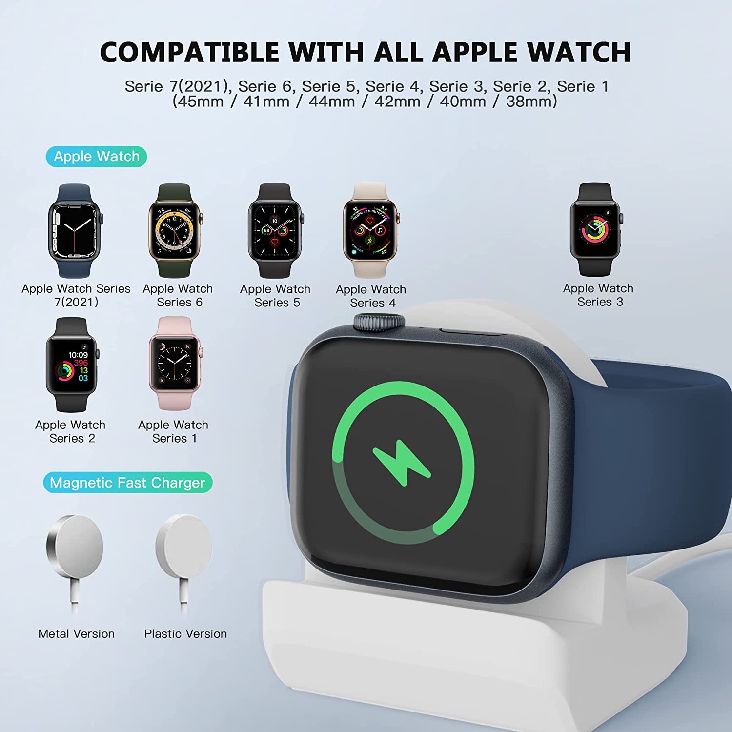 Silicone Charger Stand for App - Watch Charging Dock recension och pris