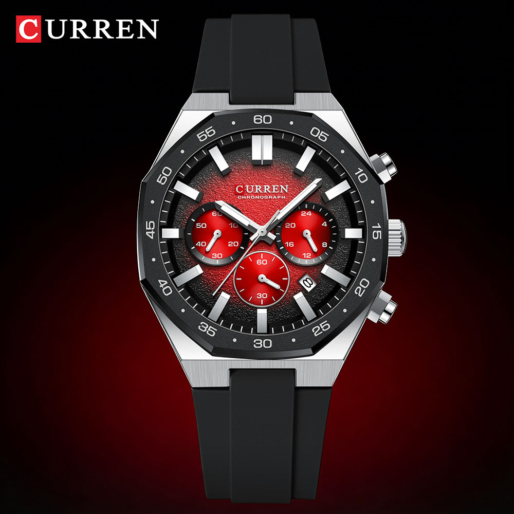 CURREN Fashion Casual Men Spor - Accessories With Watch recension och pris