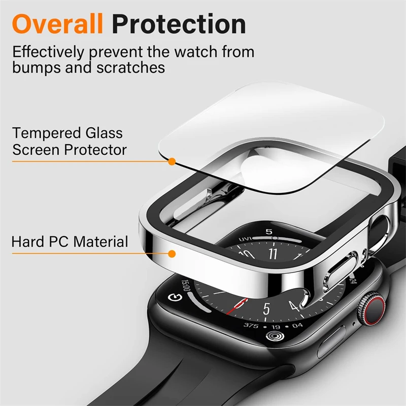 Waterproof Hard PC Screen Prot - Smartwatch Case recension och pris