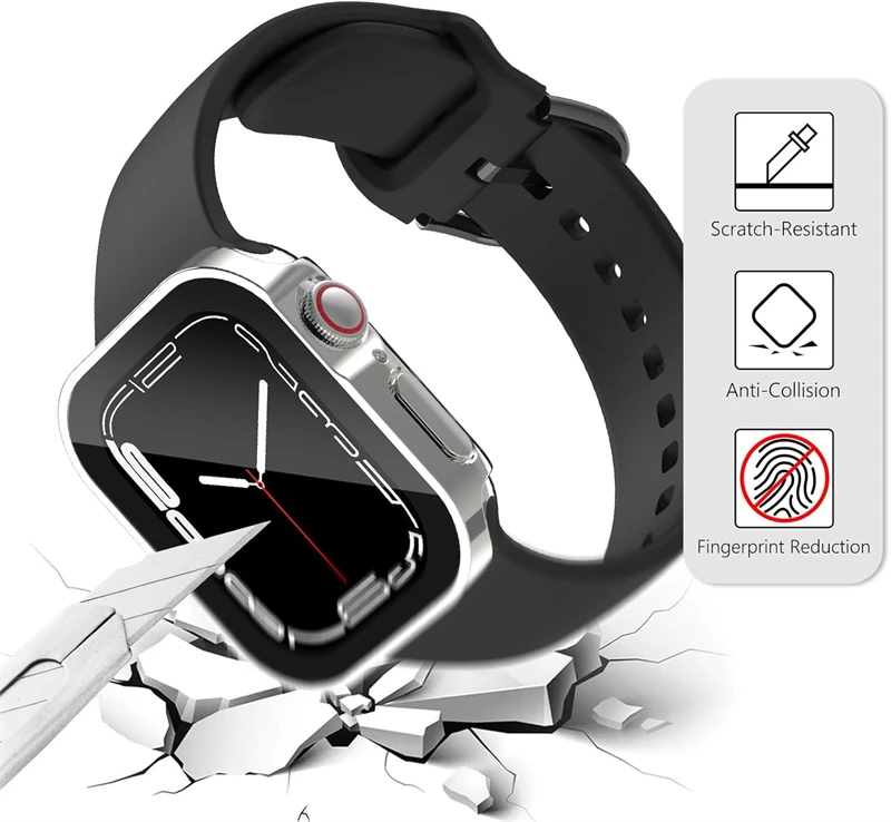 Waterproof Hard PC Screen Prot - Smartwatch Case recension och pris