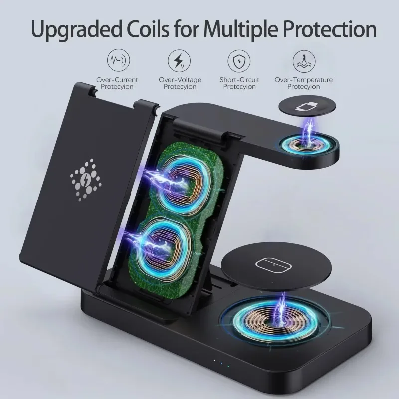 Travel 4 in 1 Wireless Charger - Wireless Charger Watch recension och pris