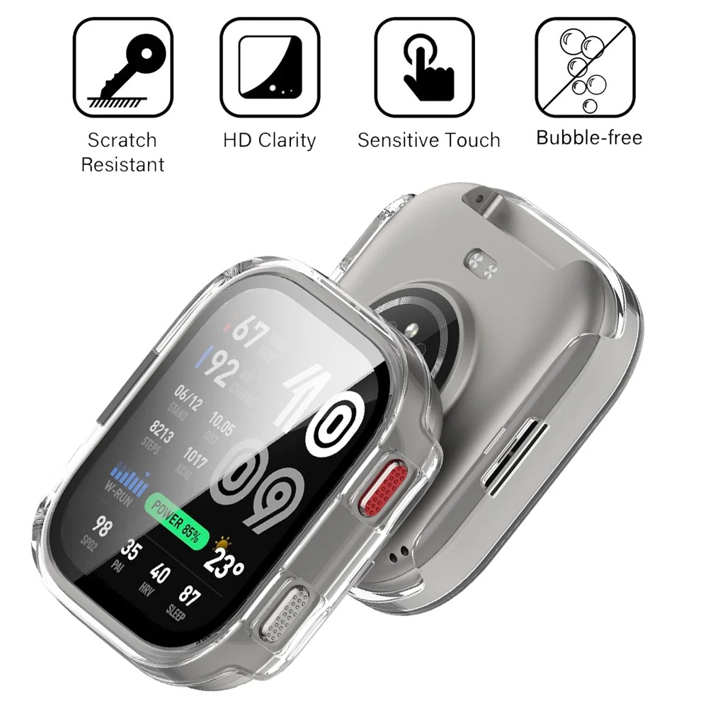 Glass+Case for Amazfit Bip Max - Amazfit Smartwatch Accessories recension och pris