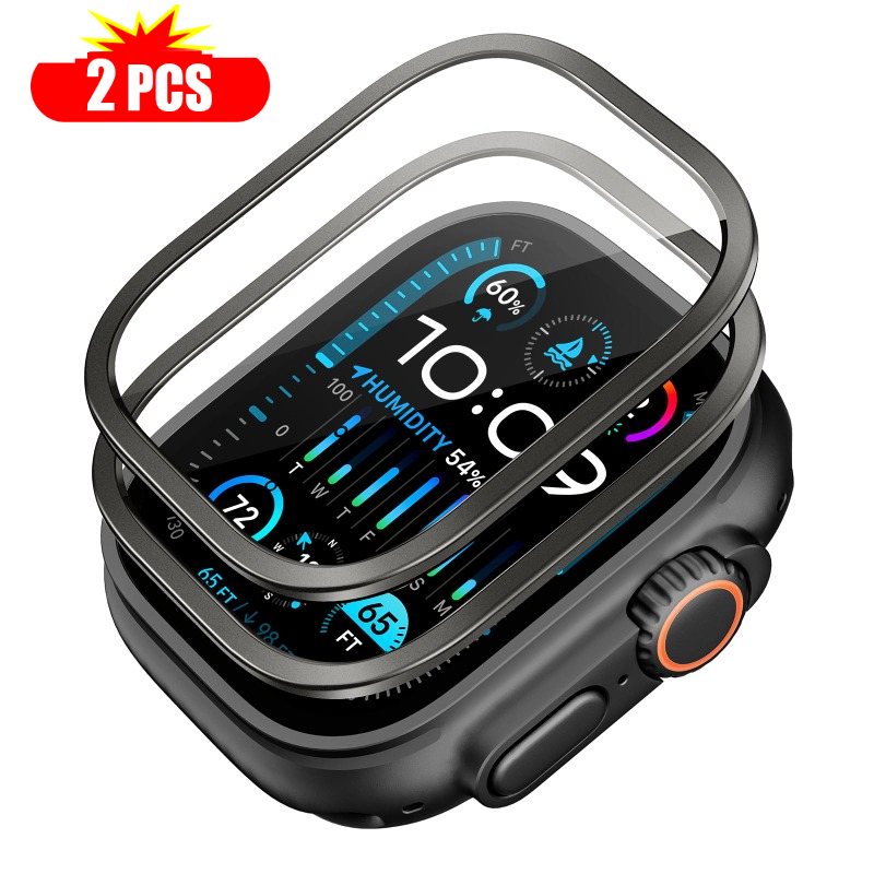 2pcs Tempered Glass for Apple  - Smartwatch Case recension och pris