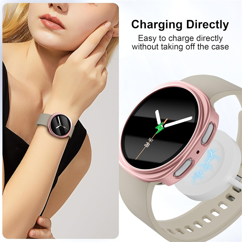 Tempered Glass+Case for Samsun - Samsung Smartwatch Accessories recension och pris